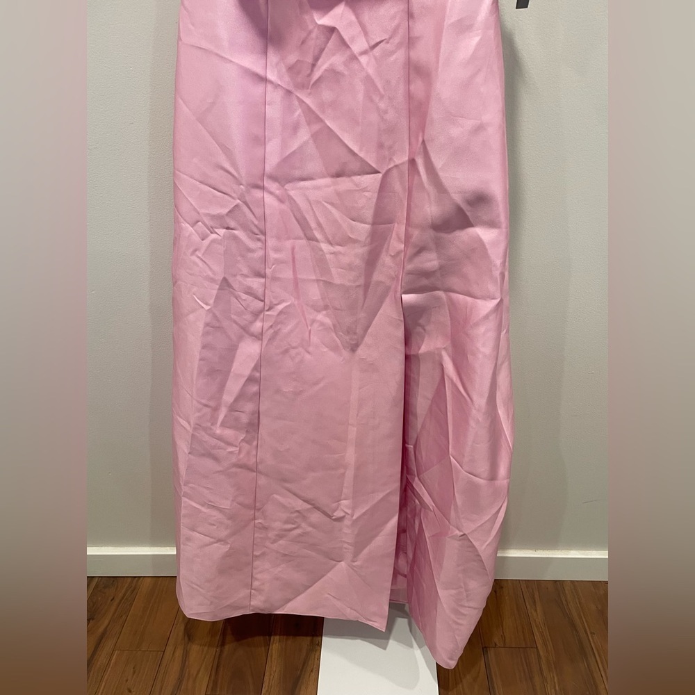 ALFRED SUNG Pink Strapless Maxi Dress - Picture 5 of 11